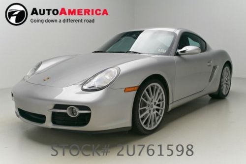 2007 porsche cayman 31k low mile manual heated leather seat clean carfax