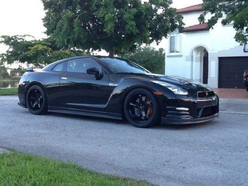 2012 nissan gt-r gtr black edition 700+ hp advan gt low miles ... one of a kind!