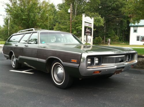 1971 chrysler town &amp; country station wagon  survivor, time capsule!