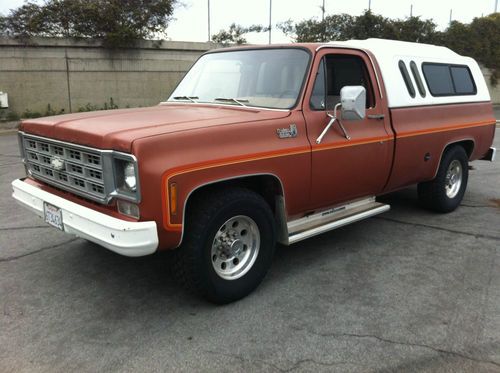 1978 chevrolet c20 custom deluxe pickup 85 pictures and a video no reserve