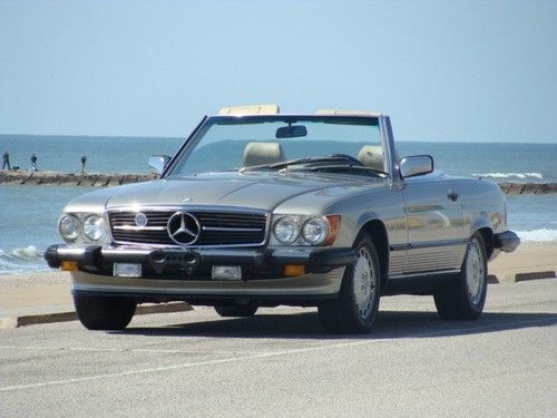 1989 mb 560sl - immaculate roadster with free domestic shipping!!!!