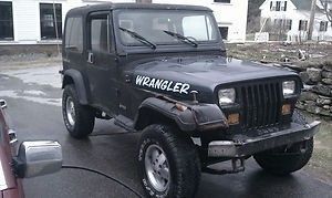 1993 jeep wrangler hardtop w/air conditiong great v-8 project! delivery availabl