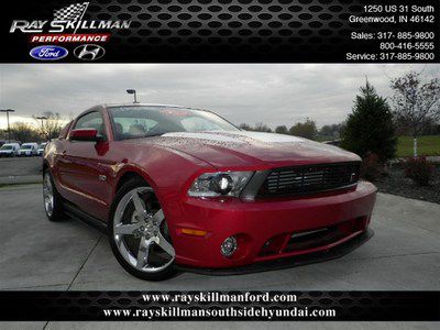 2011 roush stage 2 mustang coupe rwd v8 red manual 6speed 11