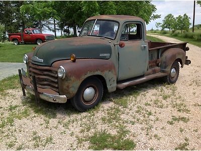 1951 chevy 3600 all original pick up, unmolested! matching numbers, title video!