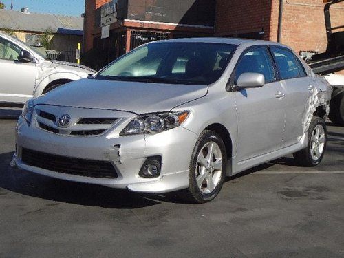 2012 toyota corolla s damaged salvage economical low miles runs! priced to sell!