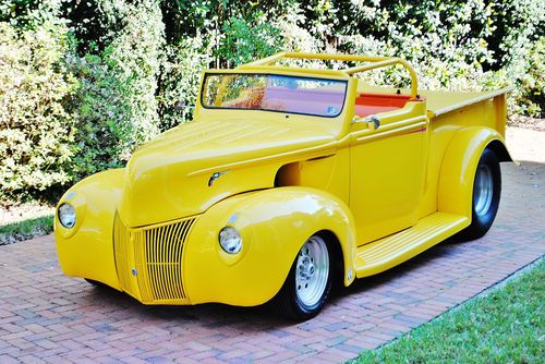 1 of a kind incredable build 1940 ford roadster pick up must see and drive sweet