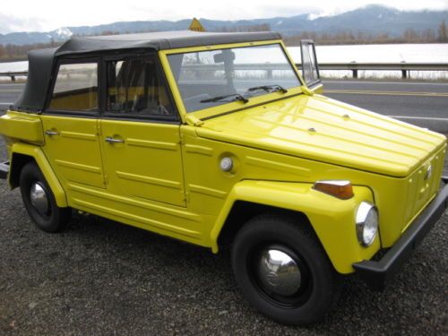 1974 vw thing convertible.  61,957 orig,heated, stock and stunning.. must see !