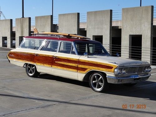 1964 ford galaxy country squire 9 pass. wagon, w/ 84,xxx original miles!!