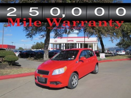 2009 chevrolet aveo we finance!! warranty hatchback low miles 4 door