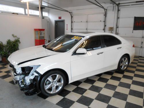 2011 acura tsx 35k no reserve salvage damaged rebuildable repairable