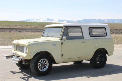1968 international harvester scout 800 4x4, runs and drives!!!