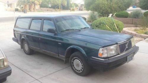 1992 volvo 240 base wagon, runs well, needs work, great engine and transmission