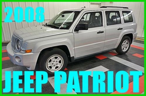 2008 jeep patriot sport nice! 59xxx orig miles! 60+ photos! must see! sharp!