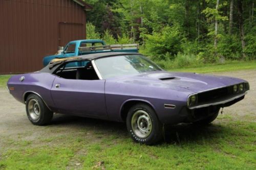 1970 dodge challenger convertible jh27c0 1 of only 91 made with 3 speed