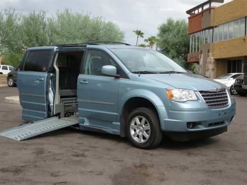 2010 chrysler town &amp; country touring wheelchair handicap mobility van best buy