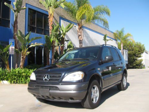 1999 mercedes-benz ml320 4wd! only 122k! 1 owner! ca suv! awd very clean!