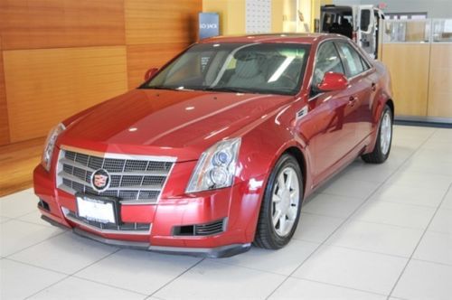 Used cts crystal red navigation heated seats leather panoramic sunroof