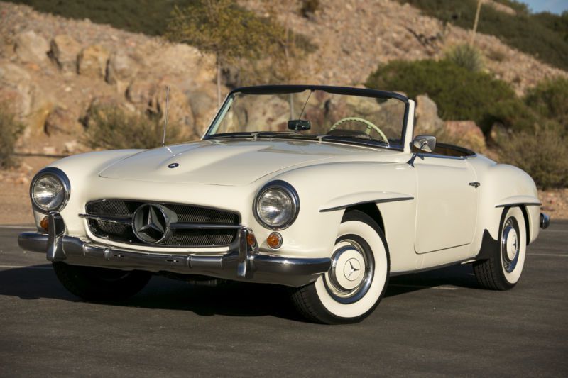 1961 mercedes-benz sl-class 190sl coupe wremovable hardtop roadster style