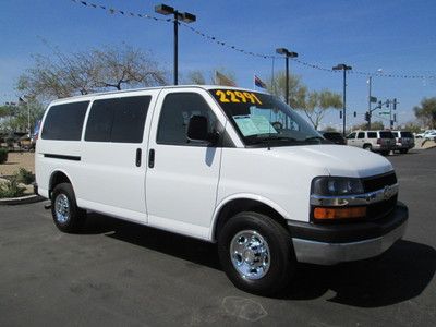 2012 12-passenger van white automatic miles:17k certified