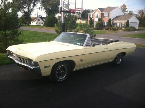 1968 impala convertible, good driver for the summer