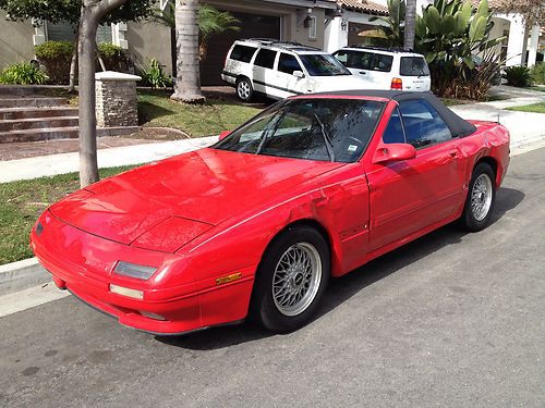 1991 mazda rx7 convertible - last year of this body style - classic collectable