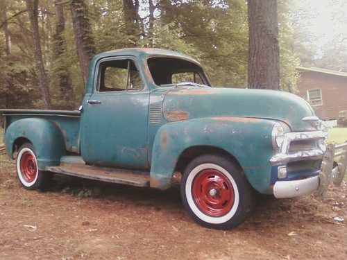 1955 chevrolet 1st series truck c-10 rat rod barn find  same as a 1954  ,1953