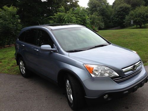 No reserve ! 2008 cr-v ex-l 4wd ; heated leather seats, backup cam, detailed; nr