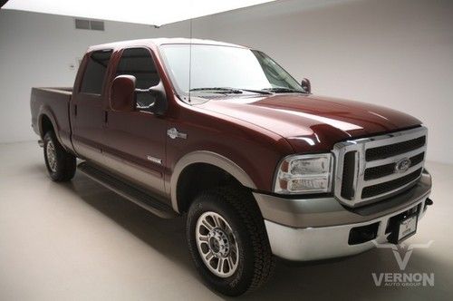 2006 king ranch crew 4x4 fx4 leather heated v8 diesel we finance 57k miles