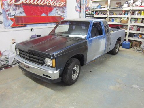 1987 chevrolet s-10 extended cab 350 v8 project
