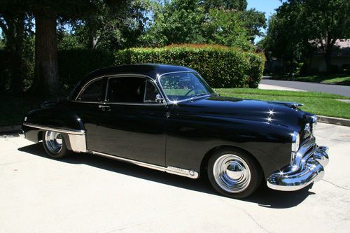 1949 oldsmobile deluxe 88 club coupe - gorgeous black on black