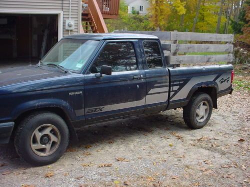 1992 ford ranger 4x4 pickup truck 6 cyl. stx extended cab pickup 2-door