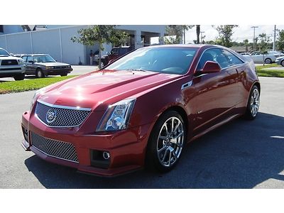Cts-v coupe supercharged navigation sunroof heated &amp; cooled seats backup camera