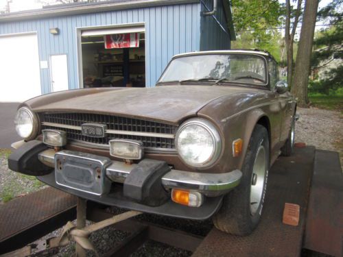 1975 triumph tr6  with overdrive for restoration