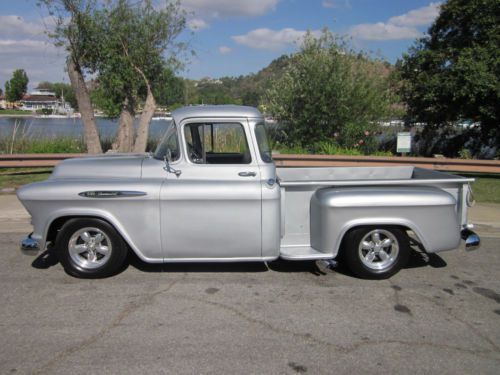 1957 chevy truck short bed big window hot rod!!
