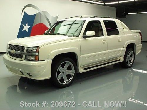 2006 chevy avalanche southern comfort sunroof 22&#039;s 38k texas direct auto