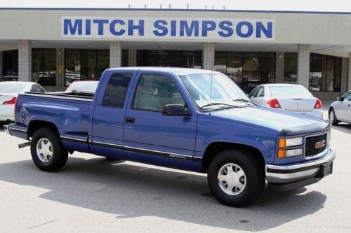 1997 gmc sierra 1500 sle extended cab step side  5.7l v8 perfect southern carfax