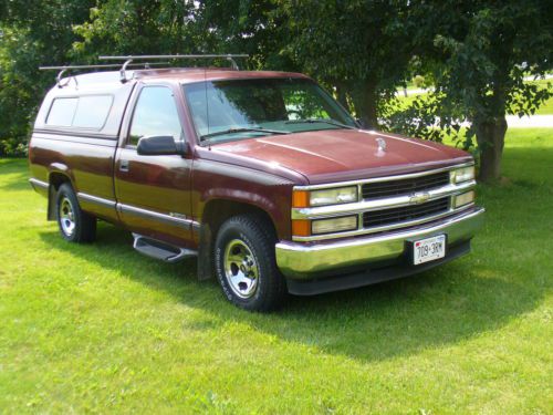 Chev pickup 1500 series regular cab with low mileage