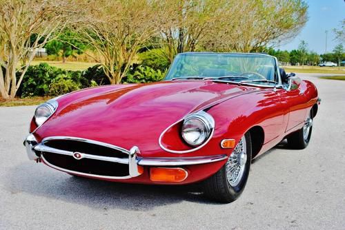 No reserve 1970 jaguar e-type convertible older restored great driver 6cly 4 sp