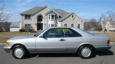 1989 mercedes 560sec coupe only 42,527 miles car is gorgeous!!