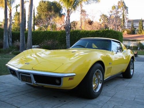 1969 corvette stingray big block, 4-speed, t-top,  one owner with documentation