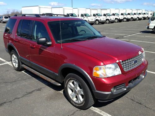 2003 ford explorer xlt 4x4 no reserve  3rd row seat  leather sunroof  nice truck