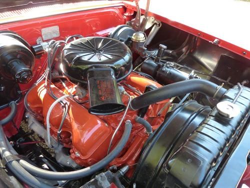 1958 chevrolet impala sport coupe no rust rio red 348 ps pb restored