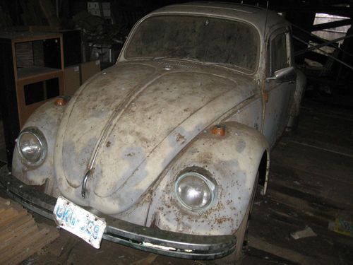 Vw beetle classic 1968 barn find,