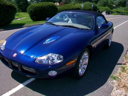 2001 pacific blue xkr convertible