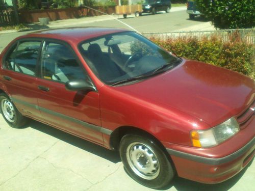 1994 toyota tercel dlx sedan 4-door 1.5l only 48,000 miles