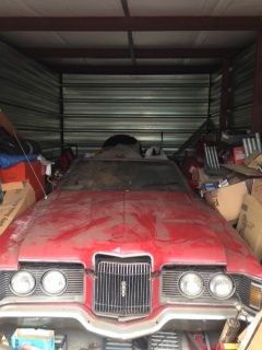 1971 mercury cougar convertible red great project car must sell asap stored 10+