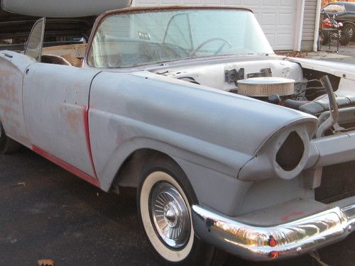 1957 ford retractable hardtop project complete no reserve