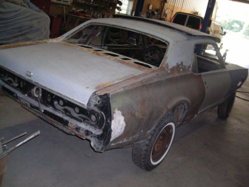 No reserve &#034;68 cougar complete car &amp; motor/trans restoration prodject w/title