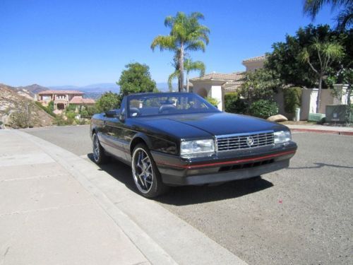 1990.5 cadillac allante convertible - perfect carfax - 58,000 miles - runs great