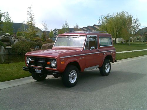 1975 ford bronco &#034;ranger package&#034; automatic